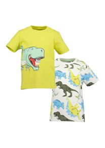 Blue Seven , Kurzarmshirt, (Packung, 2 tlg.), für Dino-Fans , Süsse T-Shirts im 2er Pack von Blue Seven