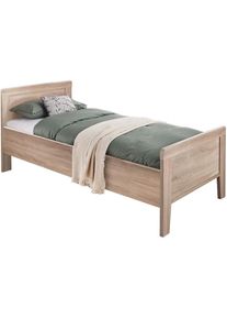 Holzbett »Bern«, 4-fach Liegehöhenverstellung , beige , Wiemann