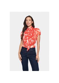 Saint Tropez , Rüschenbluse »LiljaSZ Crinkle SS Shirt« , orange , Kurzarmbluse von Saint Tropez