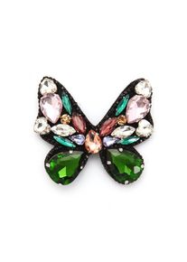 Firetti , Brosche »Schmuck Geschenk Ansteckschmuck Schmetterling«, mit Glasstein , bunt , Hübsche Schmetterlingsbrosche für einen verspielten Look
