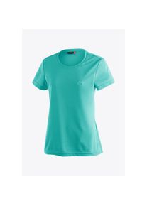 Maier Sports , Damen , Funktionsshirt &raquo;Waltraud&laquo; Damen T-Shirt, schnelltrocknendes Freizeitshirt, Regular Fit , blau , Komfortables Funktionsshirt...