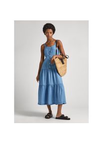 Pepe Jeans, Unisex, Sommerkleid &raquo;EDITH&laquo; in Jeansoptik, aus sommerlicher Qualit&auml;t, night blau, XS, N-Gr, Kleid von Pepe Jeans