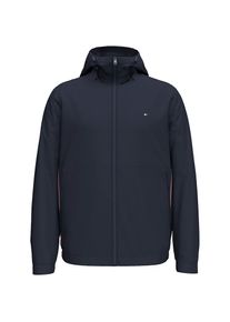 Tommy Hilfiger , Damen , Outdoorjacke »RWB HOODED JACKET« mit Kapuze mit verstellbarer Kapuze , blau , Jacke von Tommy Hilfiger Menswear