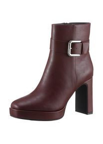 Aniston SHOES , Stiefelette, Abendstiefelette mit Plateau - NEUE KOLLEKTION , rot , Elegantes Highlight aus der neuen Aniston Schuhkollektion