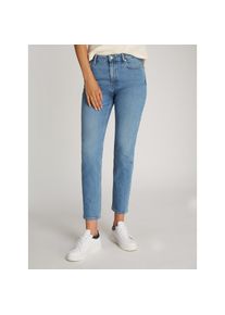 Tommy Hilfiger, Unisex, Slim-fit-Jeans &raquo;Slim Cigarette High Waist&laquo; mit Logo-Badge, in blauer Waschung, uma, 27, L&auml;nge 32, Slim-Fit Jeans - 