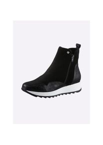 Heine , Damen , Stiefelette , schwarz , Made in Portugal