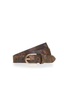 Tamaris , Ledergürtel Glänzende Schliesse, 2,5 cm breit , beige