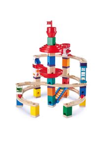 HAPE, Kugelbahn-Bausatz &raquo;Quadrilla, Super Spiralburg&laquo; 129 tlg., bunt, Holz, Kunststoff