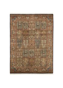 Orientteppich &raquo;Sonam Bakhtyari&laquo; rechteckig 6 mm H&ouml;he hochwertig handgekn&uuml;pft, mit Fransen, Wohnzimmer , blau , OCI DIE TEPPICHMARKE , Obermaterial:...