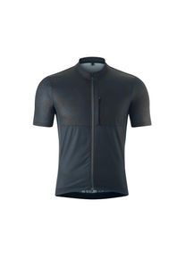 Gonso , Herren,Damen , Radtrikot &raquo;PRESEGNO&laquo; Herren Radshirt kurzarm, atmungsaktives Fahrradtrikot mit R&uuml;ckentasche , blau , K&ouml;rpernahe Passform