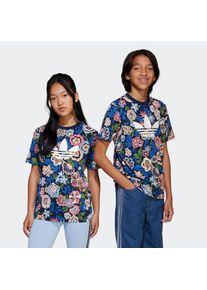 adidas originals , T-Shirt »TEE« , blau , Ein adidas originals x Liberty London T-Shirt mit Blumenprint im 20s-Style.