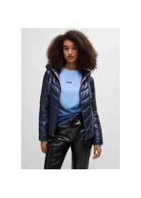BOSS Orange , Outdoorjacke »Palatori Premium Damenmode«, mit Kapuze, mit Kapuze , blau , Jacke von BOSS Orange Womenswear