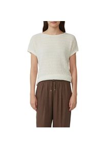 s.Oliver , T-Shirt, in Struktur-Optik , weiss , Shirt von s.OLIVER Red Label