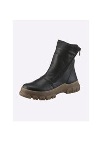 Andrea Conti , Damen , Stiefelette , schwarz , aus Rind-Nappaleder