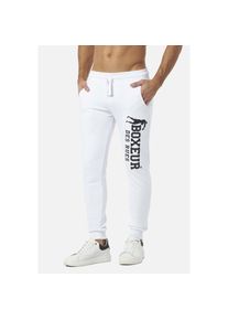 Boxeur Des Rues , Jogginghose »Jogginghosen Slim Fit Sweatpant With Logo« , weiss , Elastischer Bund mit Kordelzug und Eingriffstaschen