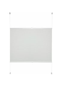 Plissee »Ada« Lichtschutz ohne Bohren verspannt Lichtschutz , grau , GOOD LIFE , Obermaterial: 100% Polyester