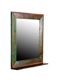 Sit, Sit Spiegel &raquo;Riverboat&laquo; Shabby Chic, Vintage, bunt, Massivholz, B/H/T: 68 cm x 79 cm x 8 cm