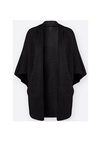 Classic Basics , Damen , Strickjacke , schwarz , schmeichelnde, offene Form