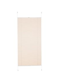 Plissee »Klemmfix Pisa« verdunkelnd energiesparend ohne Bohren verspannt , beige , K-home , Obermaterial: 100% Polyester