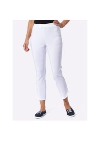 Classic Basics, Unisex, 7/8-Hose, wei&szlig;, 48, Normalgr&ouml;ssen, vorverlegte Seitenschlitze