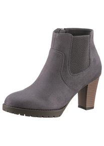 Aniston Shoes, Unisex, Aniston SHOES Stiefelette , Ankleboots mit seitlichem Stretcheinsatz - NEUE KOLLEKTION, grau, 37, In elegantem Look - aus der 