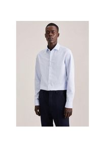 seidensticker , Damen , Businesshemd »Comfort« Comfort Langarm Kentkragen Streifen , blau , Passform: Comfort