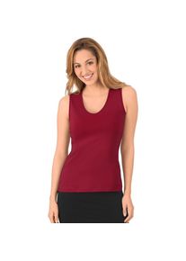 TRIGEMA , Tanktop »Trägershirt aus Viskose«, (1 tlg.) , rot , Elastischer Single-Jersey aus Viskose