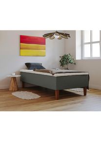 Boxspringbett »Osterberg« mit Taschen-Federkernunterbox , grau , Home Affaire