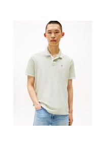 Tommy Jeans , Jungen,Damen , Poloshirt »TJM REG TIPPED POLO EXT« Mit Rundhalsausschnitt , grün , Polohemd von Tommy Jeans