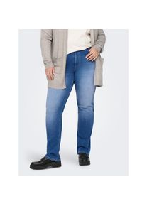 ONLY CARMAKOMA , Damen , High-waist-Jeans »CARWILLY HW STRAIGHT DNM REA12187 NOOS« , blau , Straight Fit Jeans von ONLY CARMAKOMA