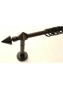 Gardinenstange 1 l&auml;ufig-l&auml;ufig Fixmass , schwarz , SUNLINES