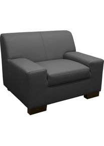 Sessel »Norma kubisch und zeitlos, komfortabel, flache Armlehnen« , schwarz , DOMO collection