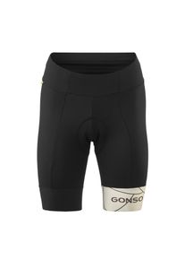 Gonso , Fahrradhose »Essential Shorts Kit W« Formbeständig, strapazierfähig, hohe Bewegungsfreiheit , grau , Enganliegende Passform