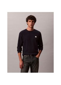 Calvin Klein Jeans , Jungen,Damen , Langarmshirt &raquo;LS WAFFLE BADGE CREWNK TEE&laquo; Mit Rundhalsausschnitt , blau , Langarmshirt von Calvin Klein Jeans...