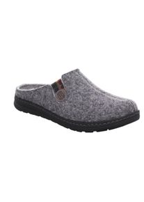 Rohde , Jungen,Damen , Pantoffel &raquo;ASIAGO&laquo; , Hausschuh, Clog, Schlappen mit seitlichem Stretch mit Label , grau , Klassischer Hausschuh zum Schlupfen