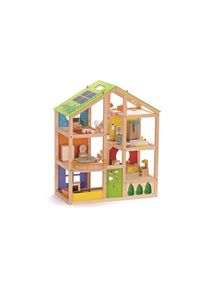 HAPE , Puppenhaus »Vier-Jahreszeiten« , bunt
