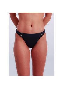 JOOP! , Bikini-Hose »Solid Goldfarben Deco«, Logo-Plaketten vorder- und rückseitig , schwarz , Bikini-Mini-Pant von JOOP!