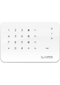 Lupus Electronics, Lupus Electronics Smart-Home-Steuerelement &raquo;Outdoorkeypad V2&laquo;, wei&szlig;, Programmierbarer Alarmausgang aktiviert Kameraaufnahme, 
