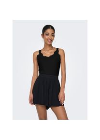 Only , Ripptanktop »ONLELLIS LIFE S/L TOP JRS« , schwarz , Top von Only