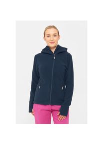 Bench. , Fleecejacke »NINJA« mit Kapuze , blau , Fleecejacke von Bench