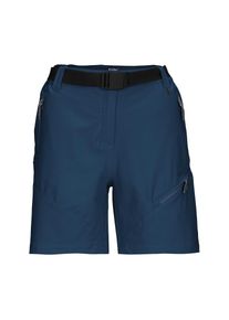 Killtec , Shorts »KOS 241 WMN SHRTS«, Damen Funktionsshorts: Stretch, wasserabweisend, schnelltrocknend , blau , Damen Funktionsshorts mit Gürtel