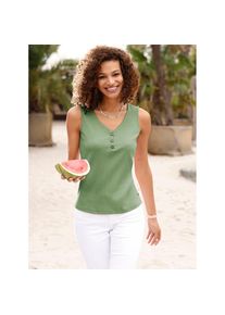 Casual Looks , Shirttop , grün , geschmeidige Viskose-Stretch-Qualität