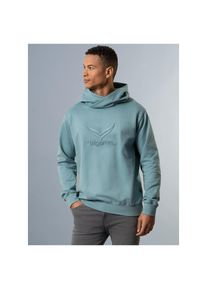 Trigema , Damen , Kapuzensweatshirt »Kapuzenpullover mit grossem 3D-Motiv« , grün , Sweat-Qualität
