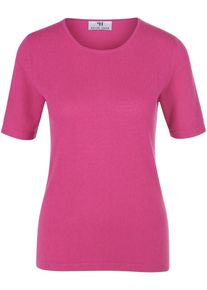Peter Hahn - Rundhals-Pullover aus Seide mit Kaschmir, pink, Gr. 40, Seide