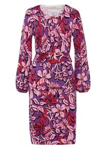 Uta Raasch - Strickkleid mit Rundhals-Ausschnitt, lila, Gr. 48, Viskose