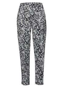 Green Cotton - Kn&ouml;chellange Bundfalten-Hose Karla, schwarz, Gr. 40, Baumwolle