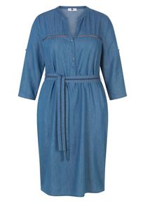 Anna Aura - Jeanskleid mit V-Ausschnitt, denim, Gr. 50, Baumwolle