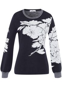 Peter Hahn - Rundhals-Pullover, multicolor, Gr. 40, Baumwolle