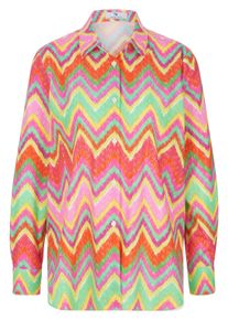 Peter Hahn - Long-Bluse, multicolor, Gr. 40, Baumwolle