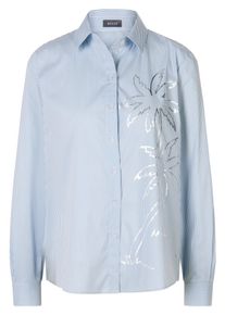 Basler - Feine Streifenbluse, weiss, Gr. 44, Baumwolle